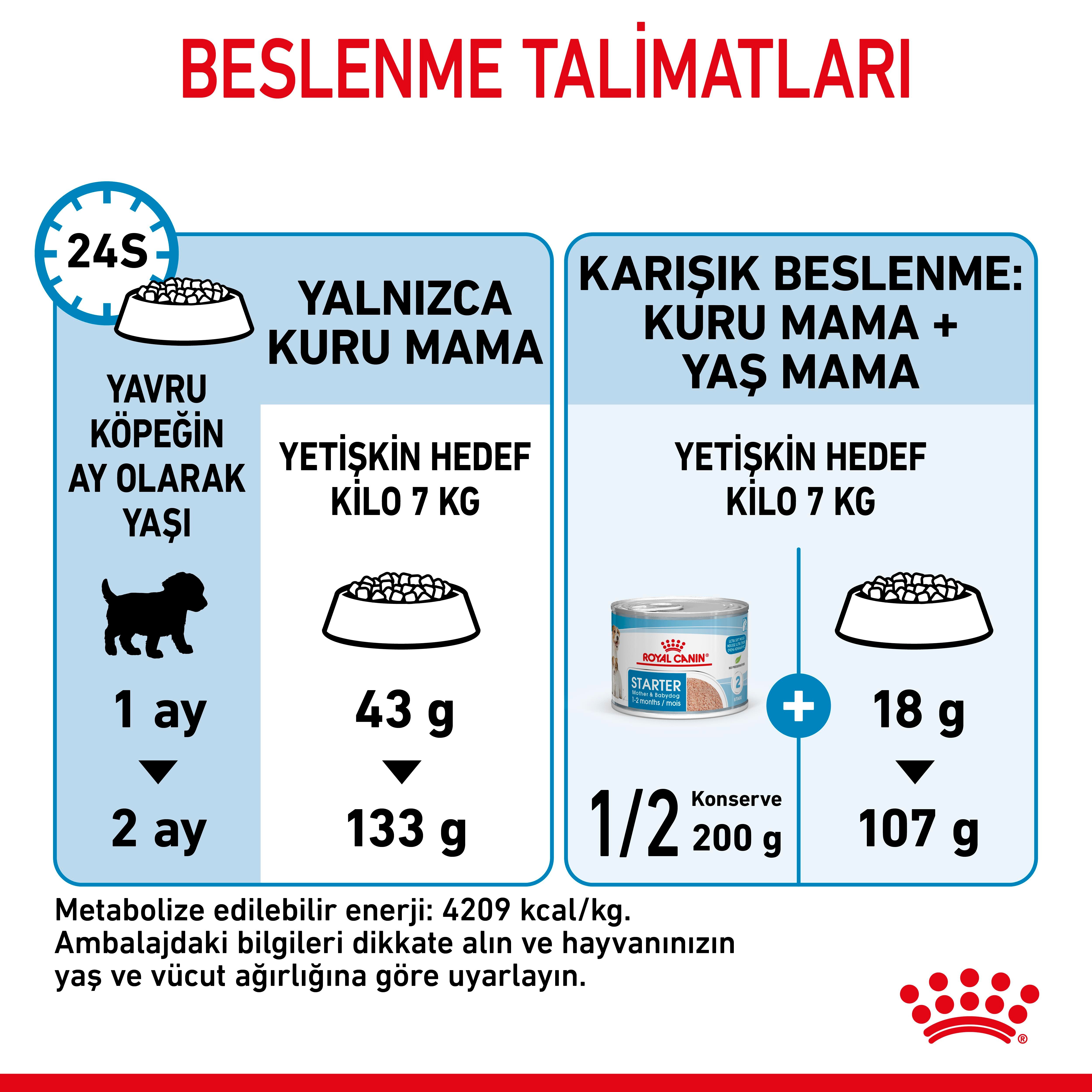 Royal Canin Mini Starter Mother&Babydog Anne ve Yavru Köpek Maması 4 Kg