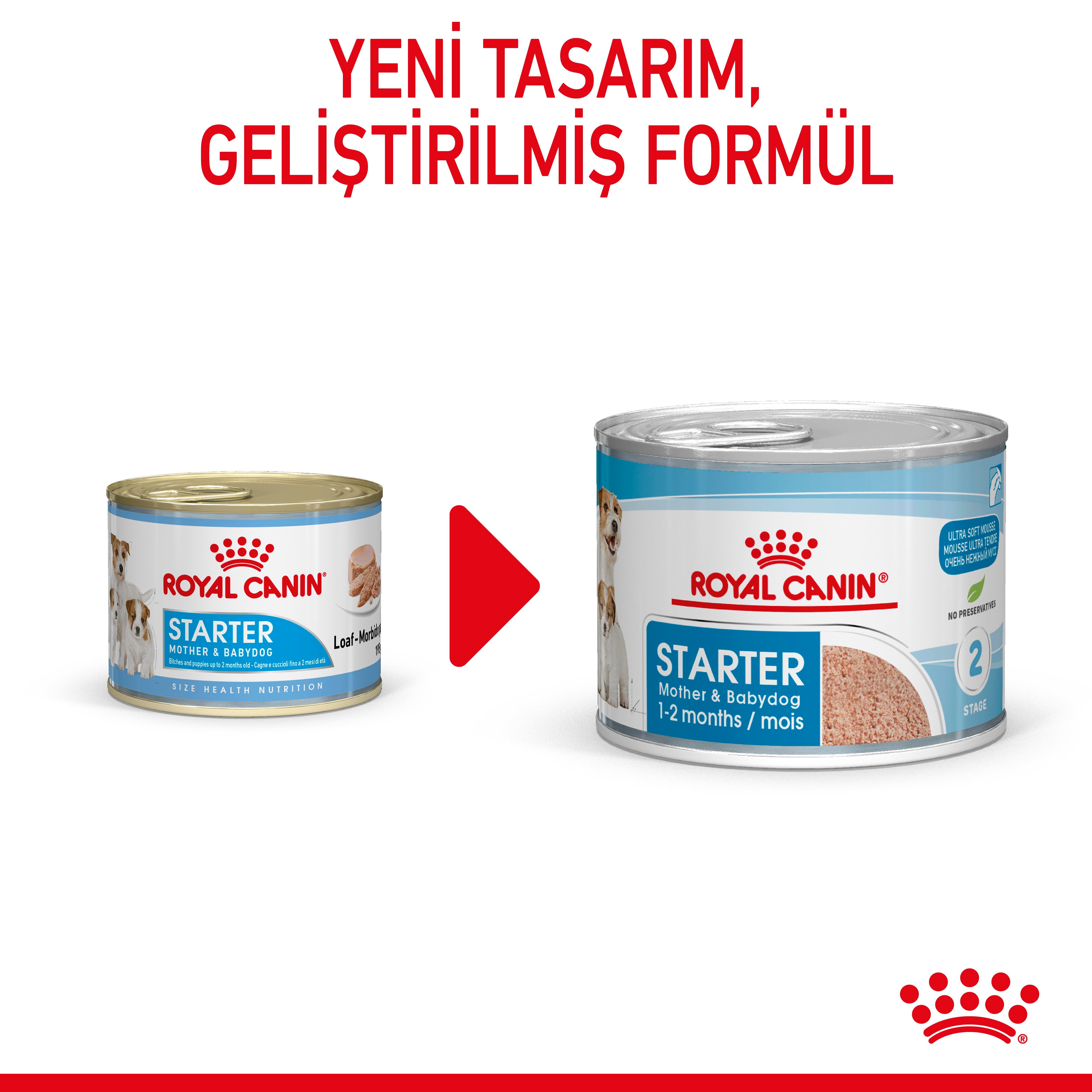 Royal Canin Starter Mousse Anne ve Yavru Köpek Yaş Konserve Maması 195 Gr