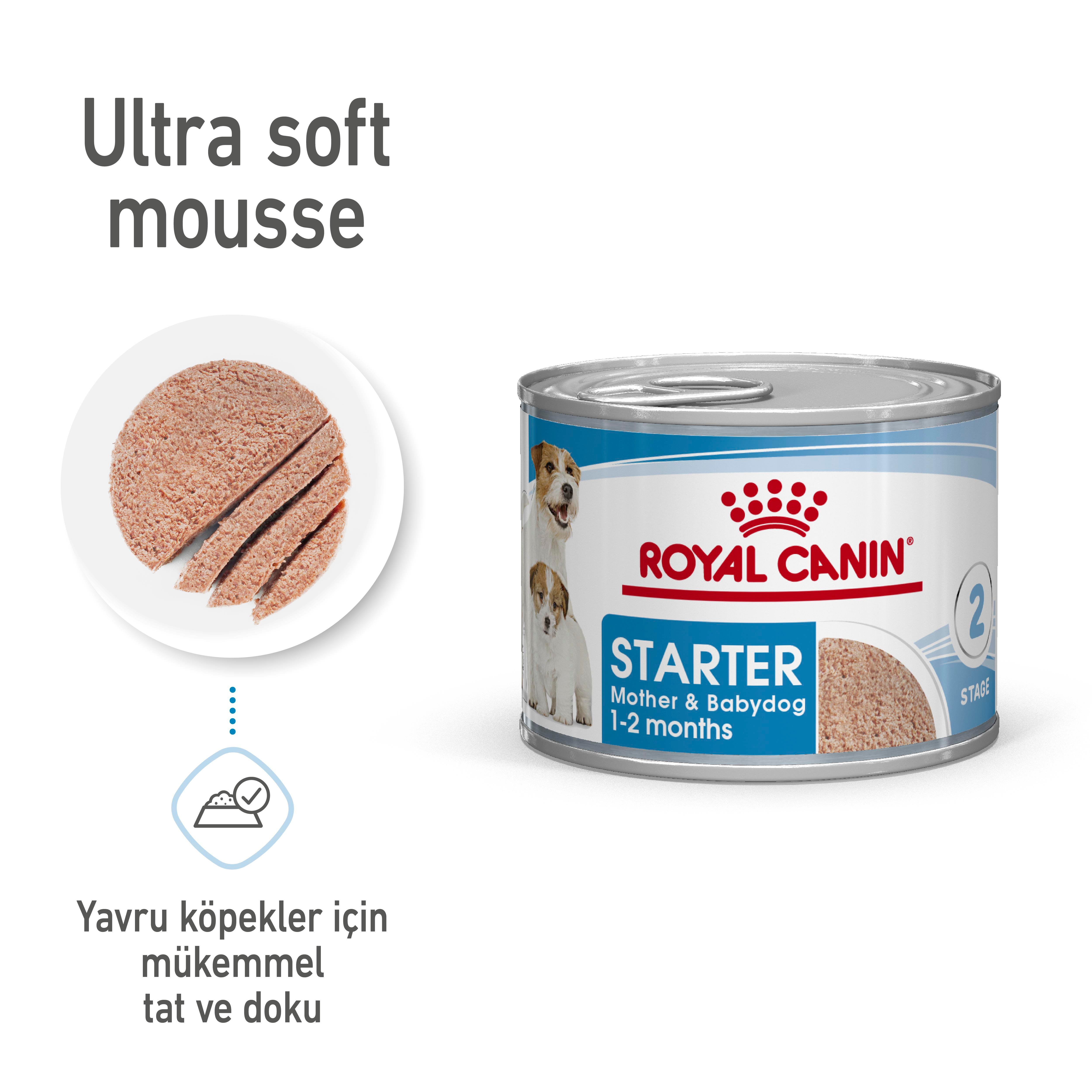 Royal Canin Starter Mousse Anne ve Yavru Köpek Yaş Konserve Maması 195 Gr