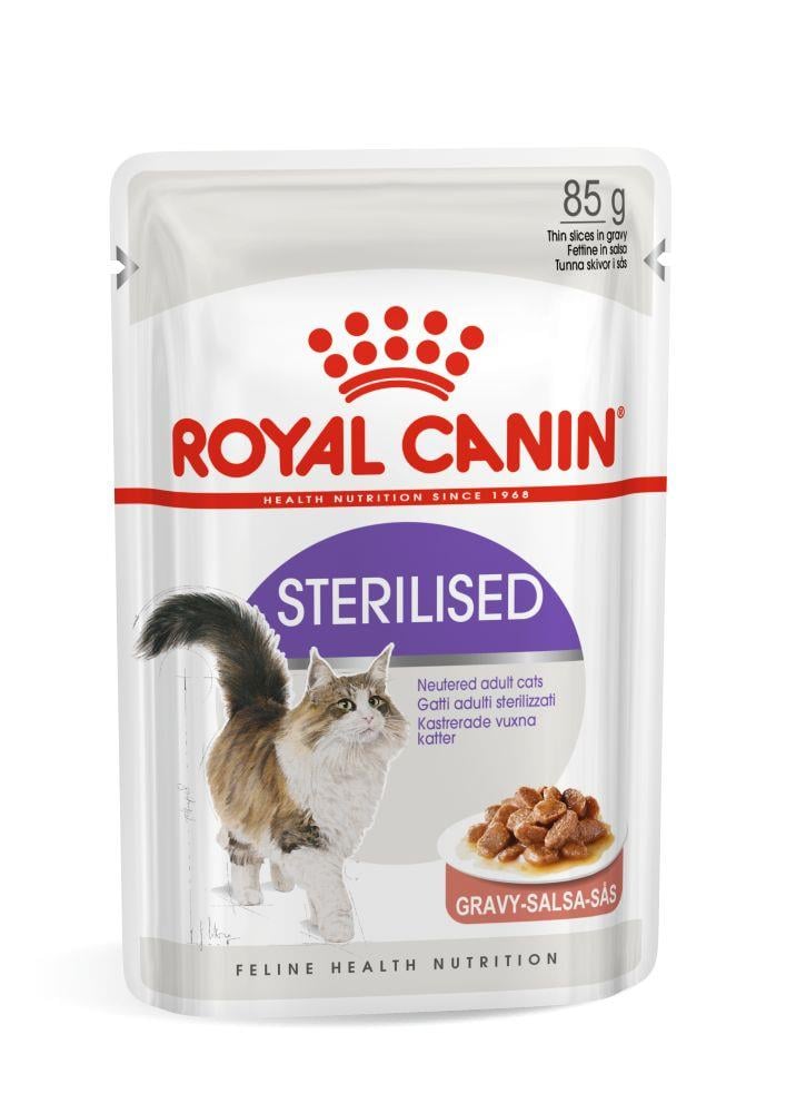 Royal Canin Sterilised Gravy Pouch Kısırlaştırılmış Kedi Yaş Maması 85 Gr