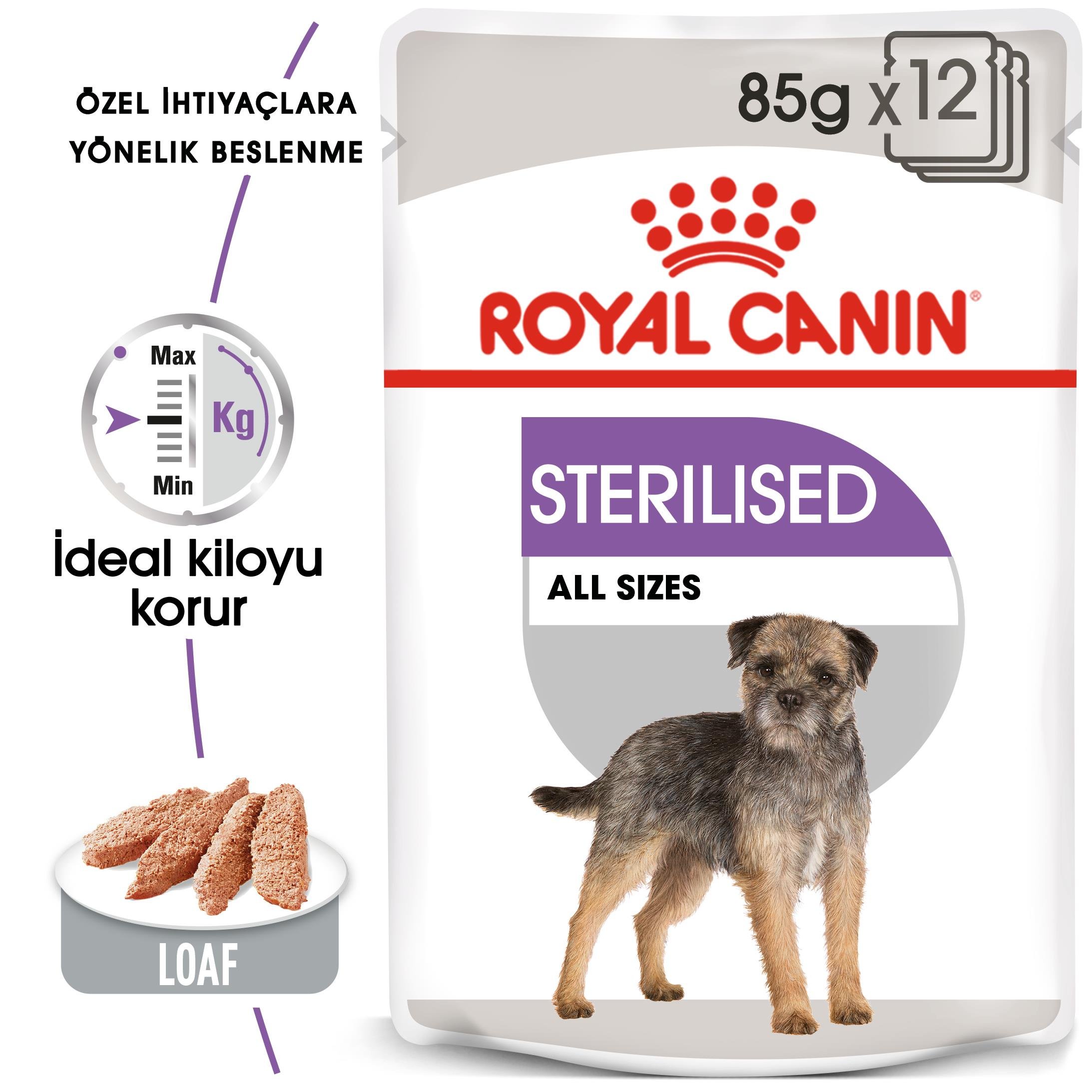 Royal Canin Sterilised Loaf Pouch Kısır Köpek Yaş Maması 85 Gr