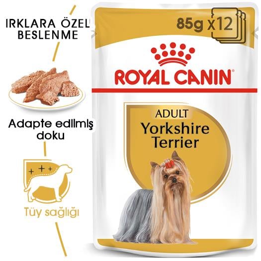 Royal Canin Yorkshire Terrier Adult Yetişkin Köpek Yaş Maması 85 Gr