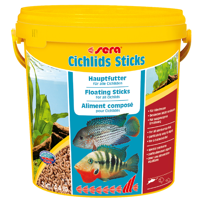 Sera Cichlids Sticks Nature 10 Lt  2 Kg