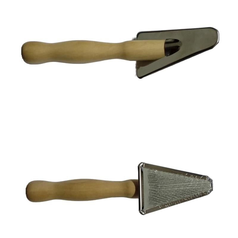 Sgroom Ahşap Saplı Üçgen Fırça  4,5x16,5 Cm