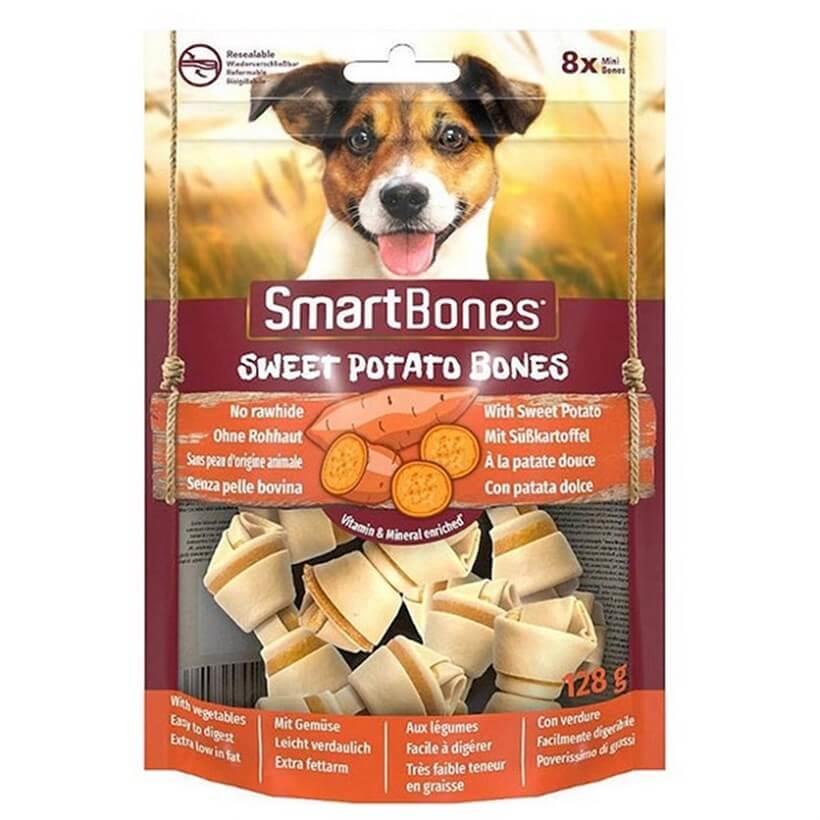 Smart Bones Tatlı Patatesli Mini Kemik Köpek Ödülü 128 Gr