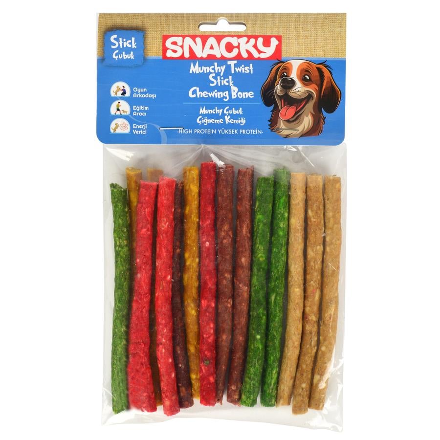 Snacky Munchy Köpek Burgu Çubuk 15'li 13 Cm 105 Gr