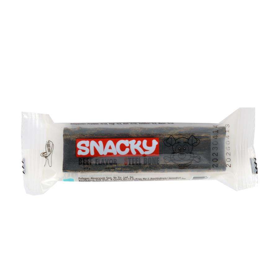 Snacky Steel Bone Mini Biftekli Köpek Ödülü 14 Gr 