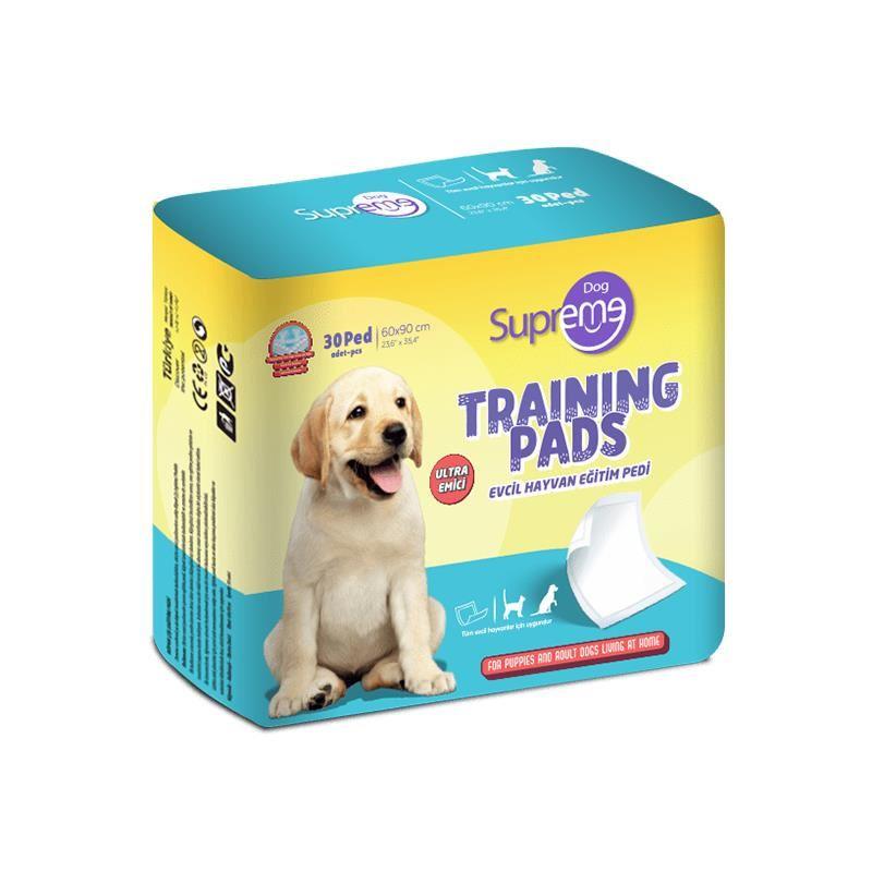 Supreme Ekstra Emici Köpek Çiş Eğitim Pedi 60x90 Cm 30'lu