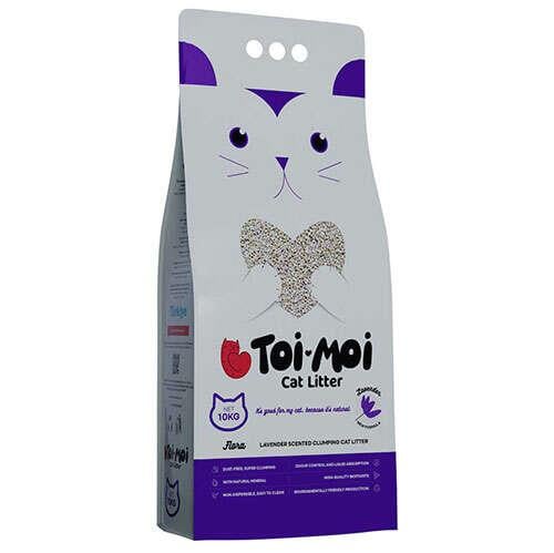 Toi Moi Flora Lavanta Sodyum Bentonit İnce Kedi Kumu 10 Lt