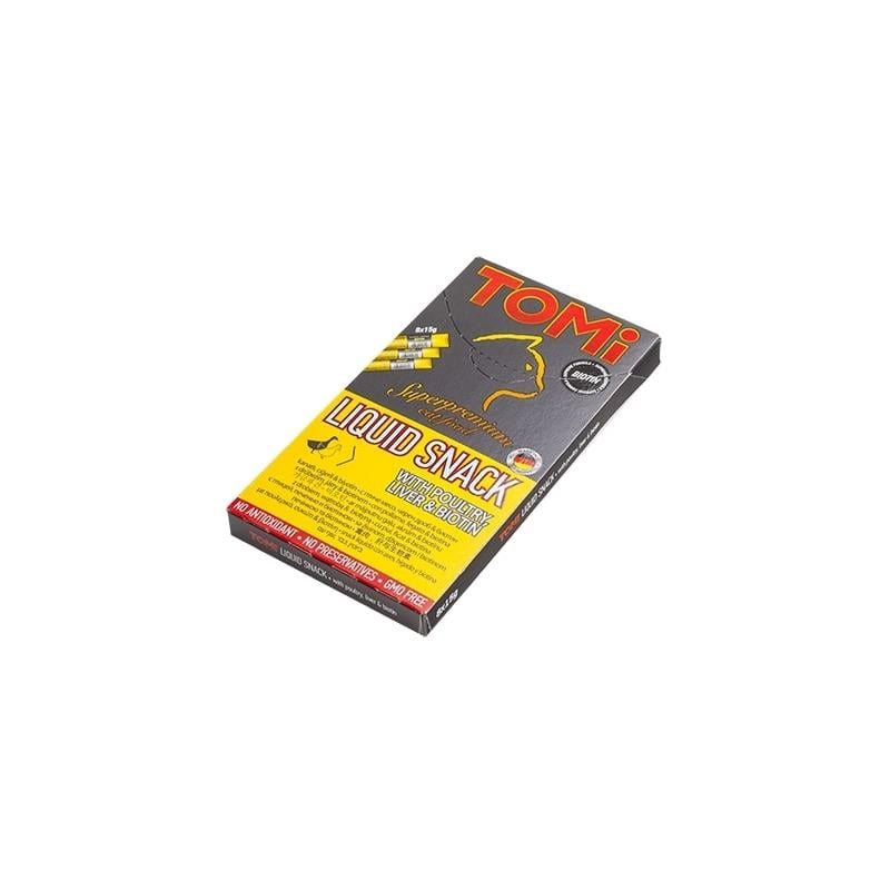 Tomi Kedi Kreması Kümes Hay. Ciğer & Biotin 8x15gr 120 Gr