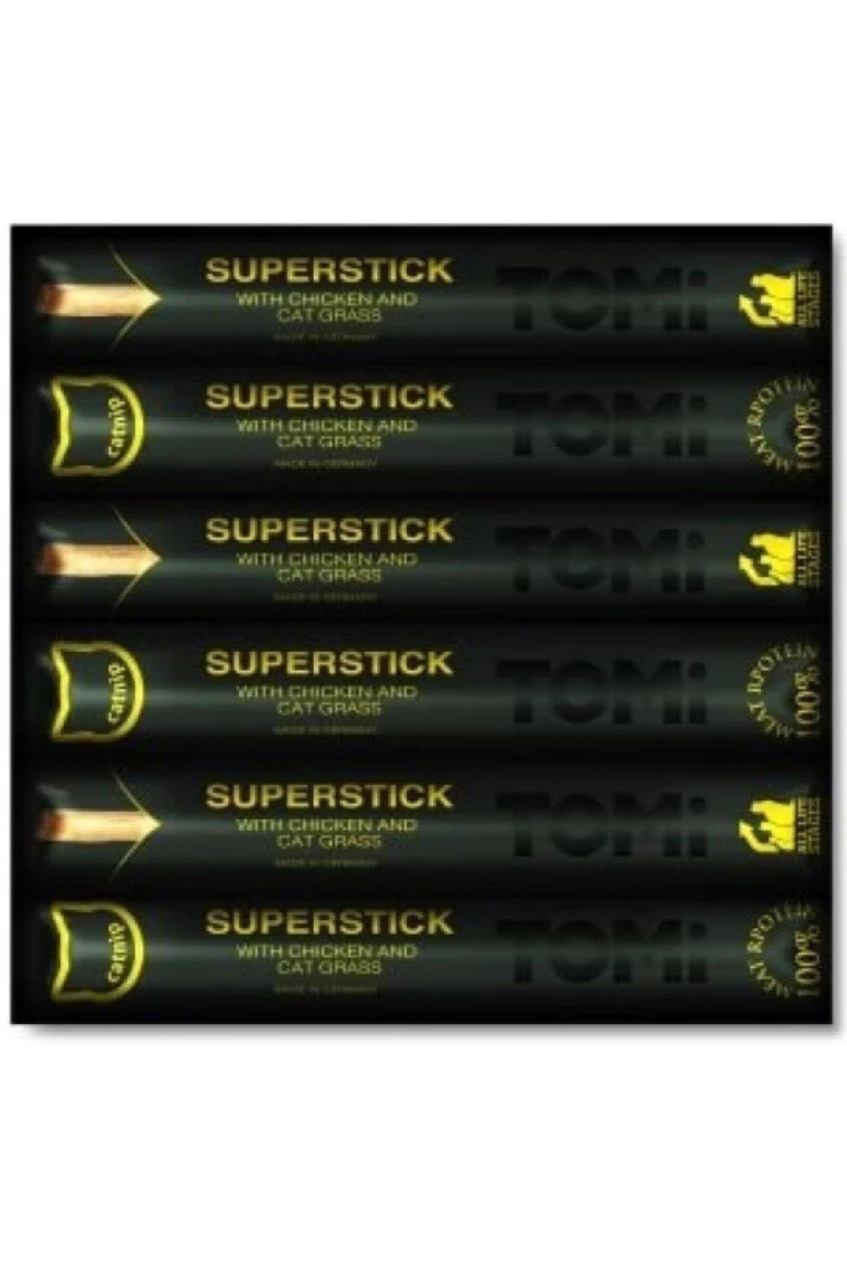 Tomi Kedi Stick Tavuk & Kedi Çimi 6lı 6x5gr 30 Gr