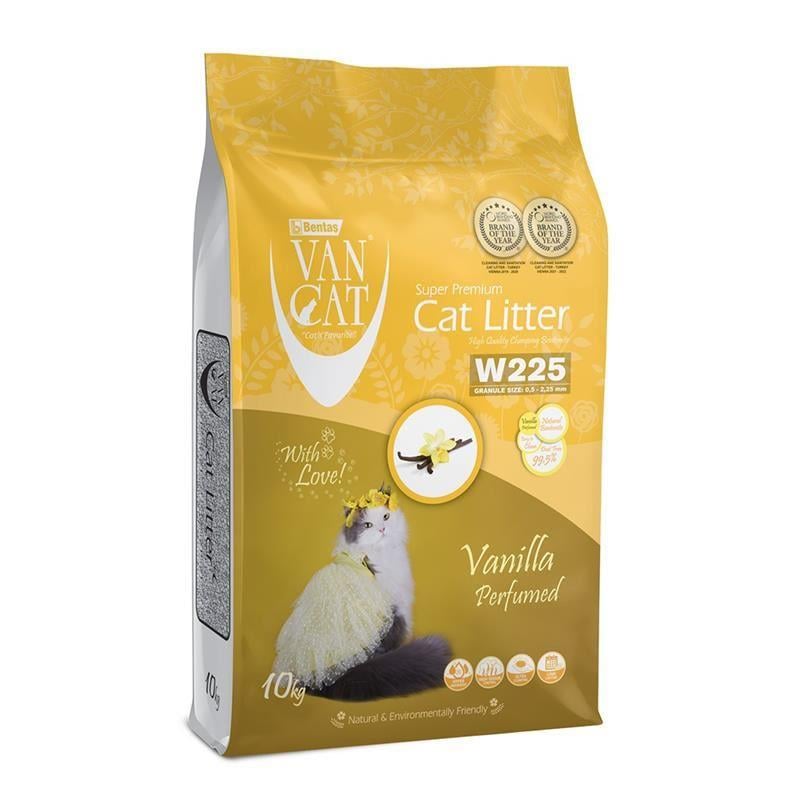 VanCat Vanilya Kokulu İnce Taneli Kedi Kumu 10 Kg