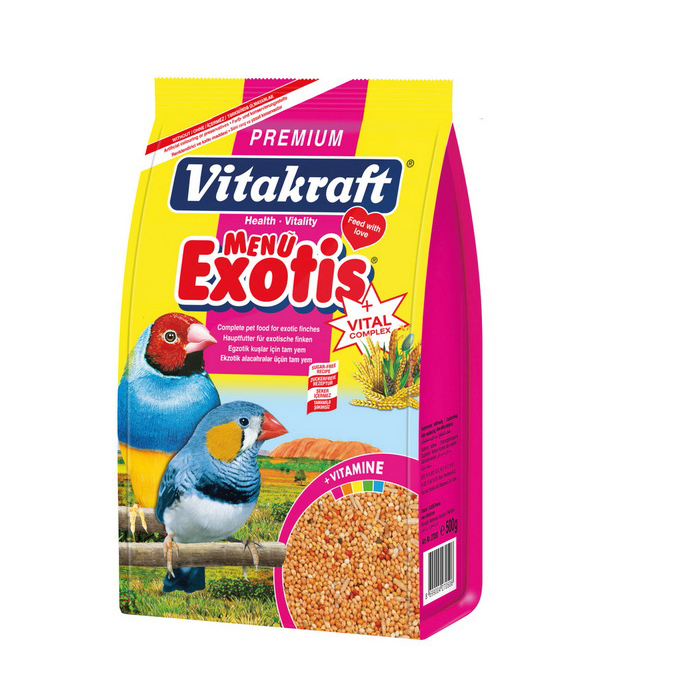 Vitakraft Egzotik Menu Premium + Jodvital 500 Gr 