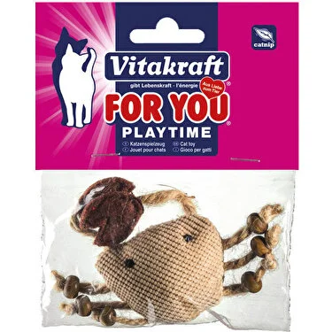 Vitakraft Pelüş Yengeç Kedi Oyuncağı