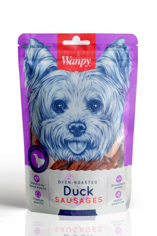 Wanpy Ördek Etli Sosis Köpek Ödülü 100 Gr