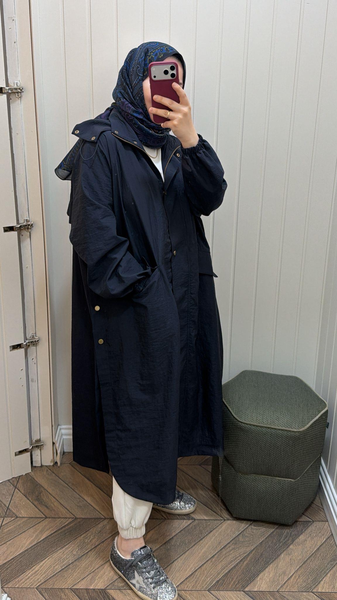 2526FW LİNEA TRENCHCOAT Lacivert