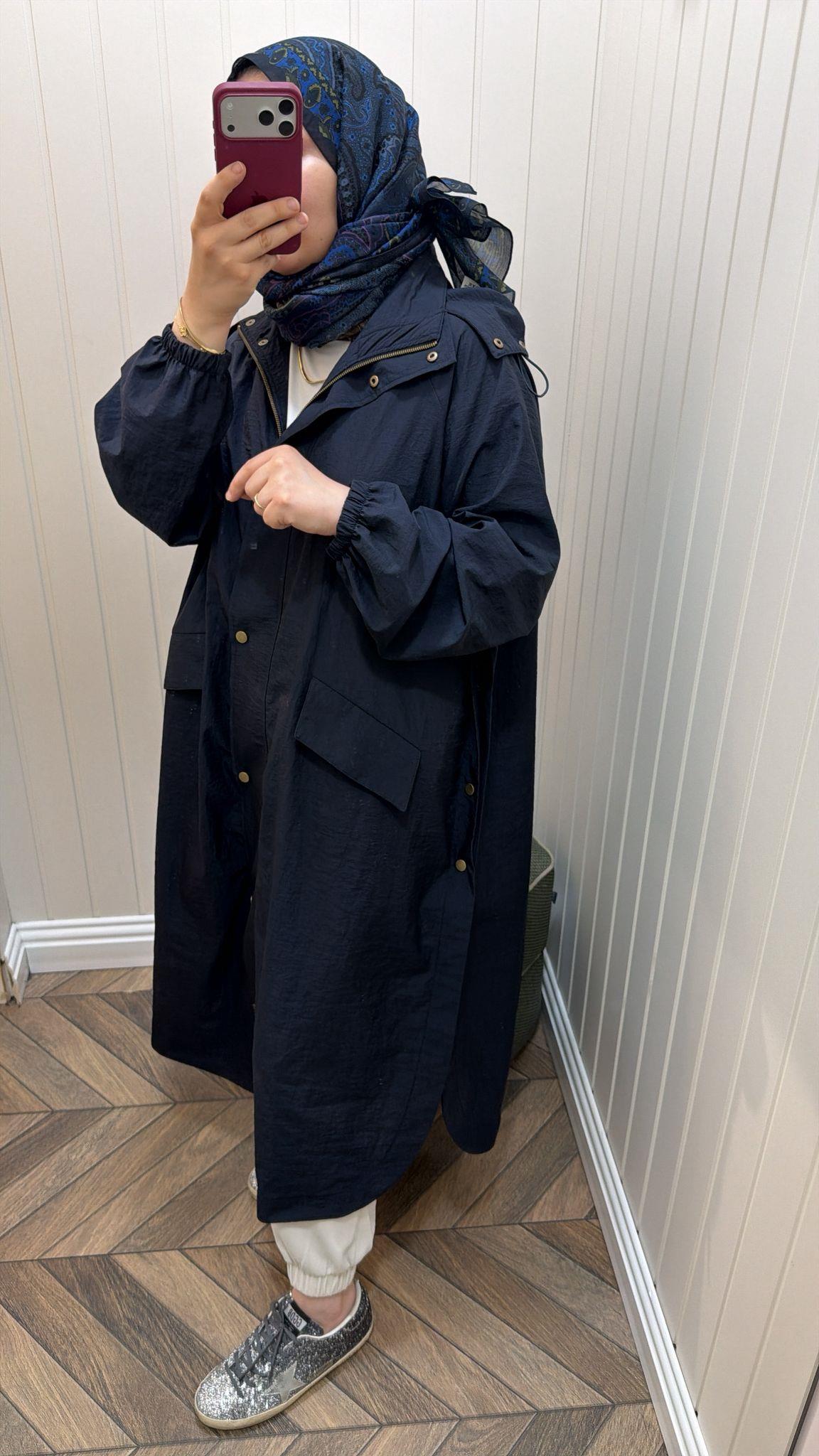2526FW LİNEA TRENCHCOAT Lacivert