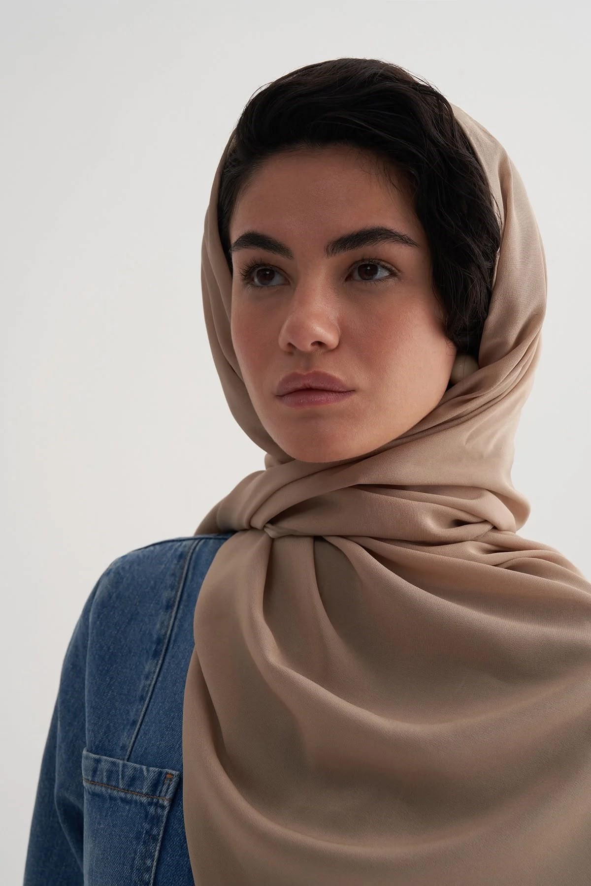 Beige Silk Bej