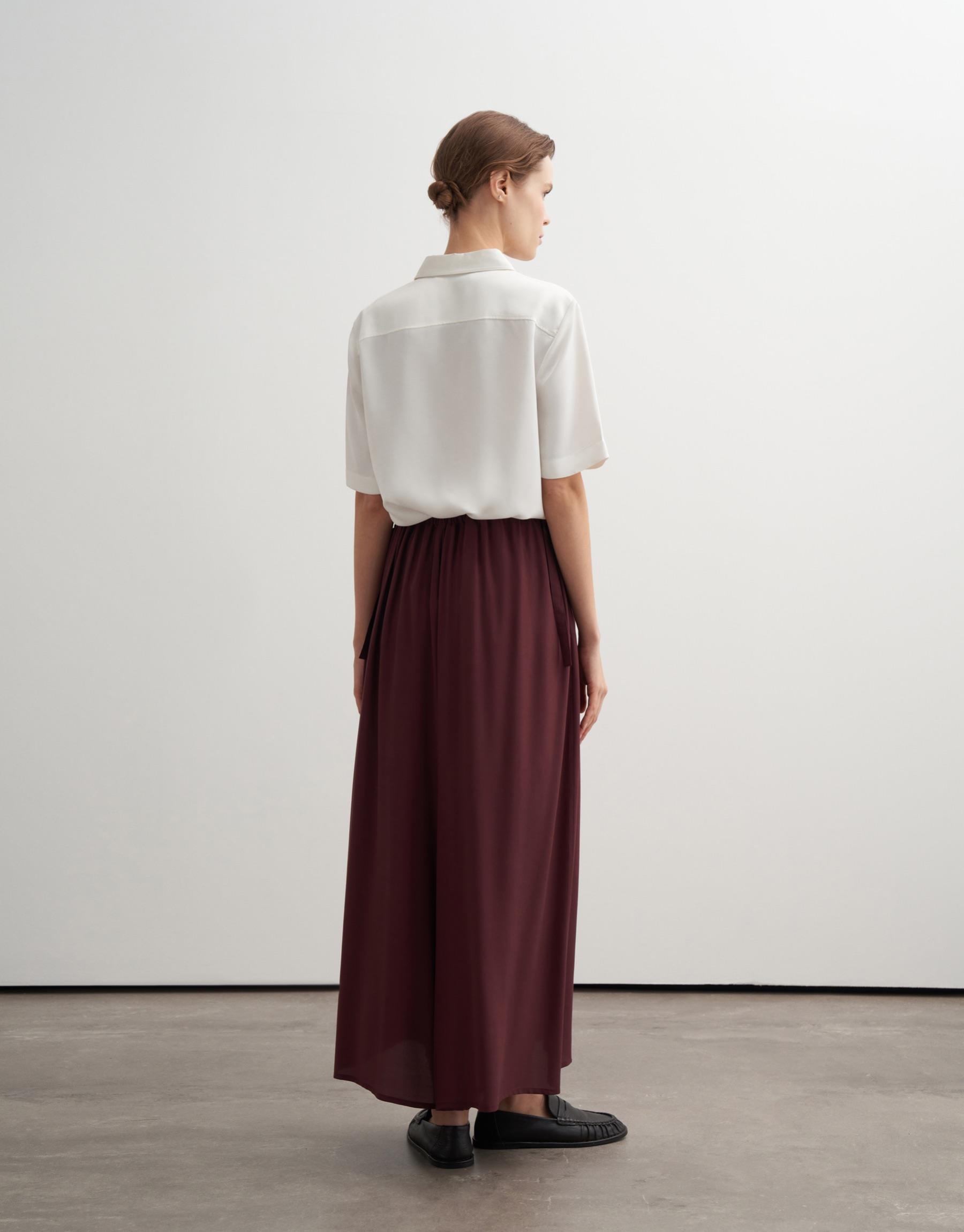 BELİ AYARLANABİLEN PANTOLON BORDO