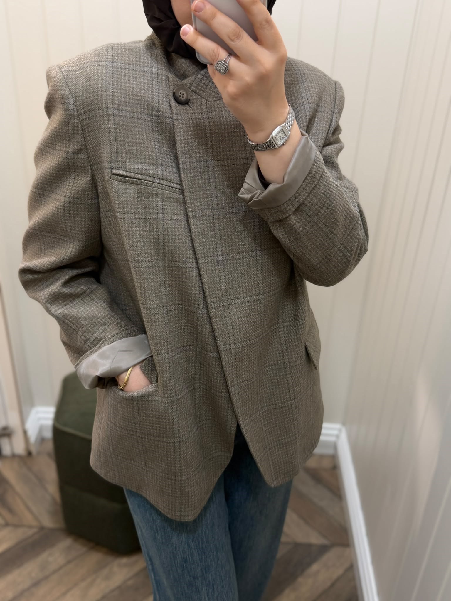 EKOSE YÜN BLAZER Vizon