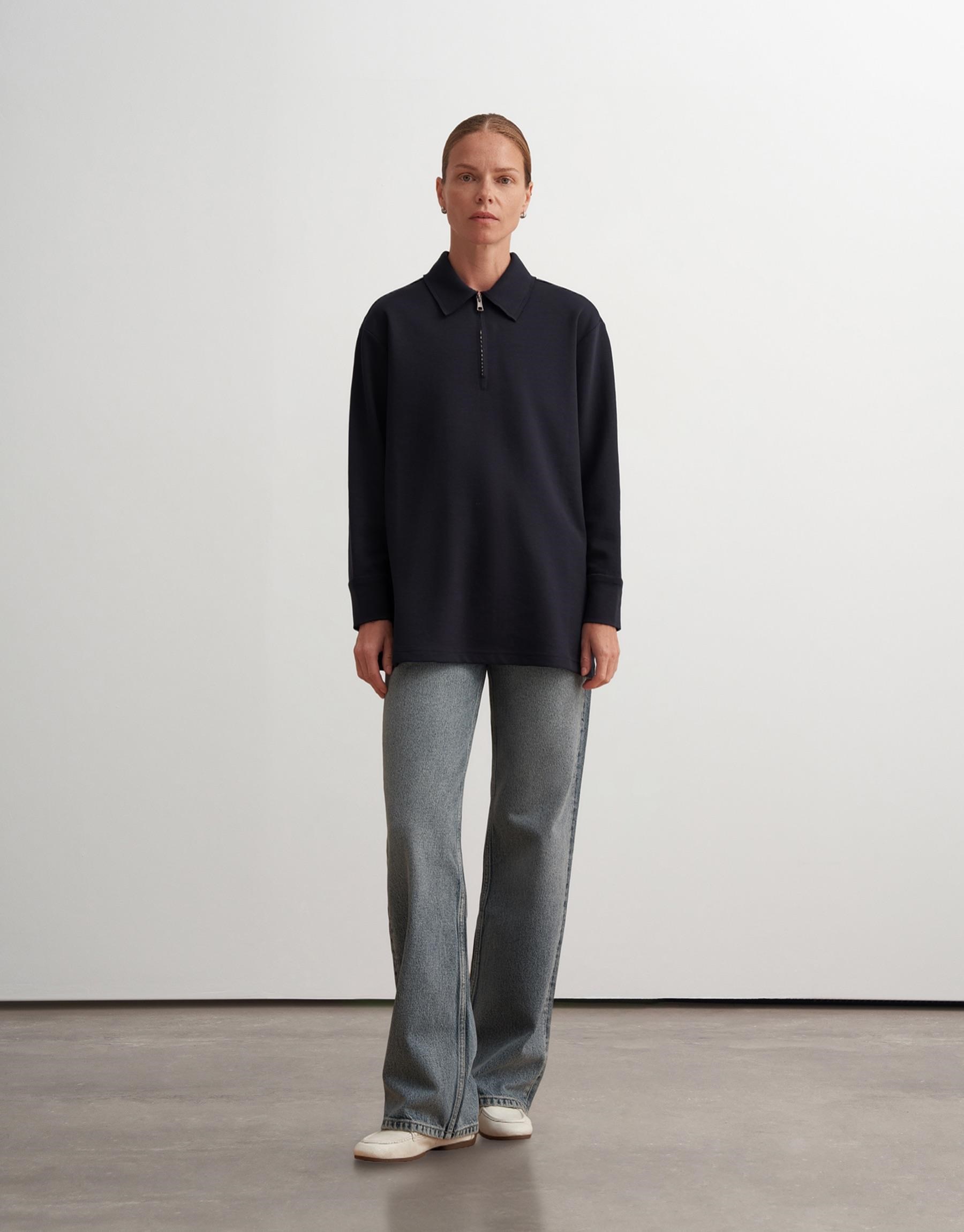 FERMUARLI SWEATSHIRT Lacivert
