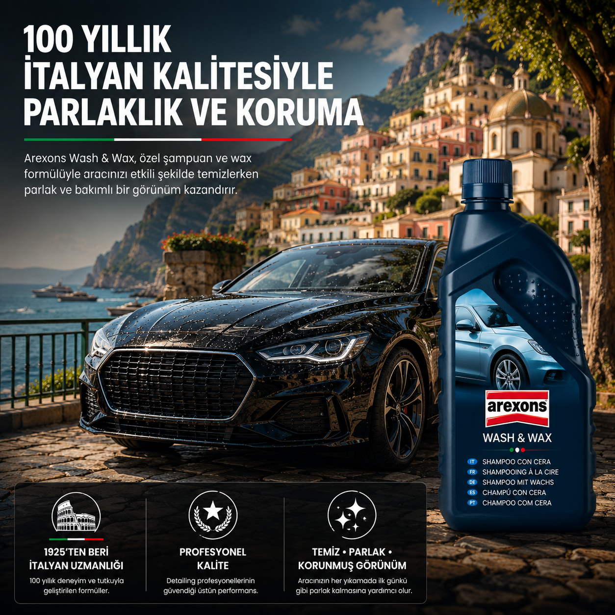Arexons Cilalı Şampuan 1000 ml | Auton Detail | Arexons
