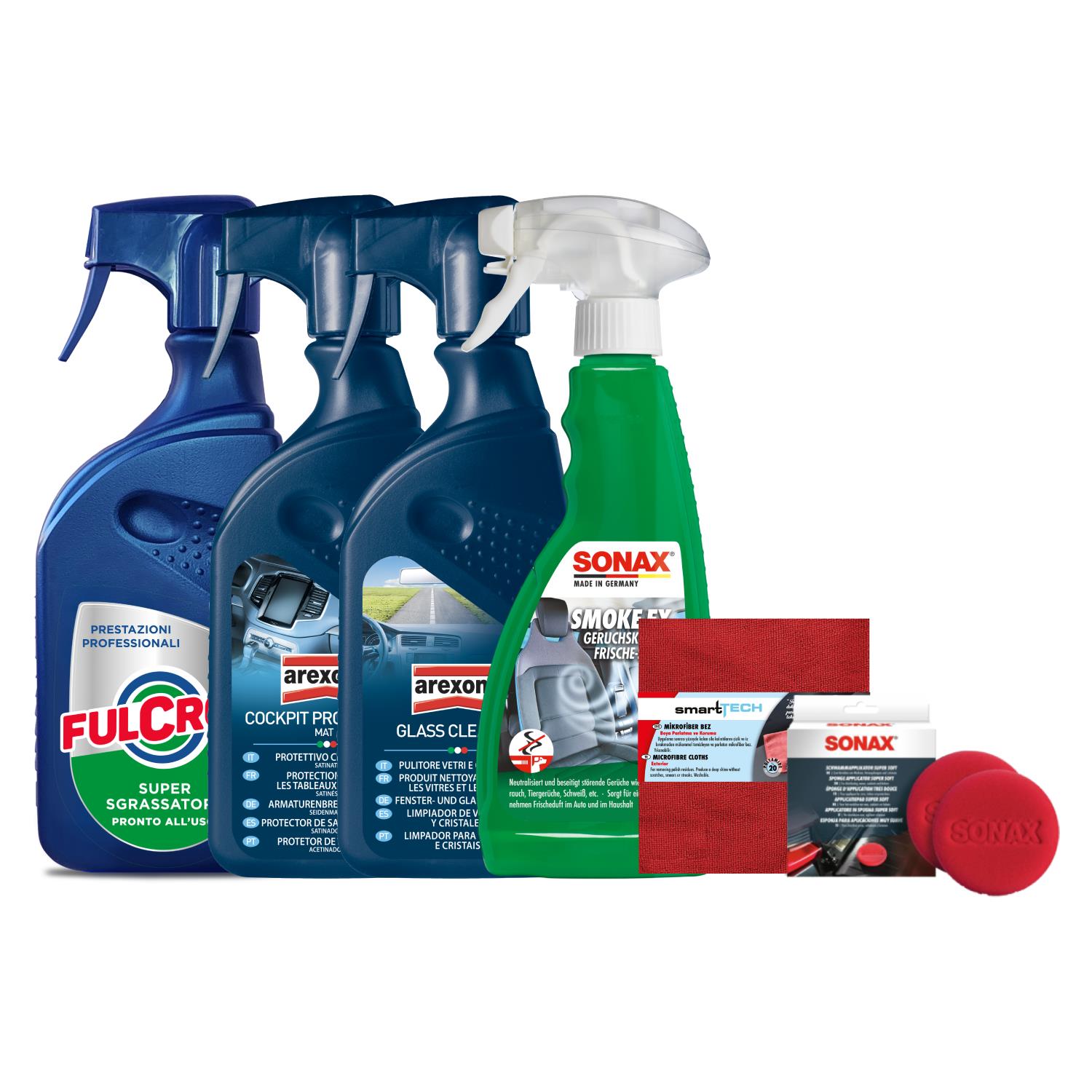 Arexons Oto Kumaş Döşeme Detaylı İç Temizleme Seti (Premium)  | Arexons