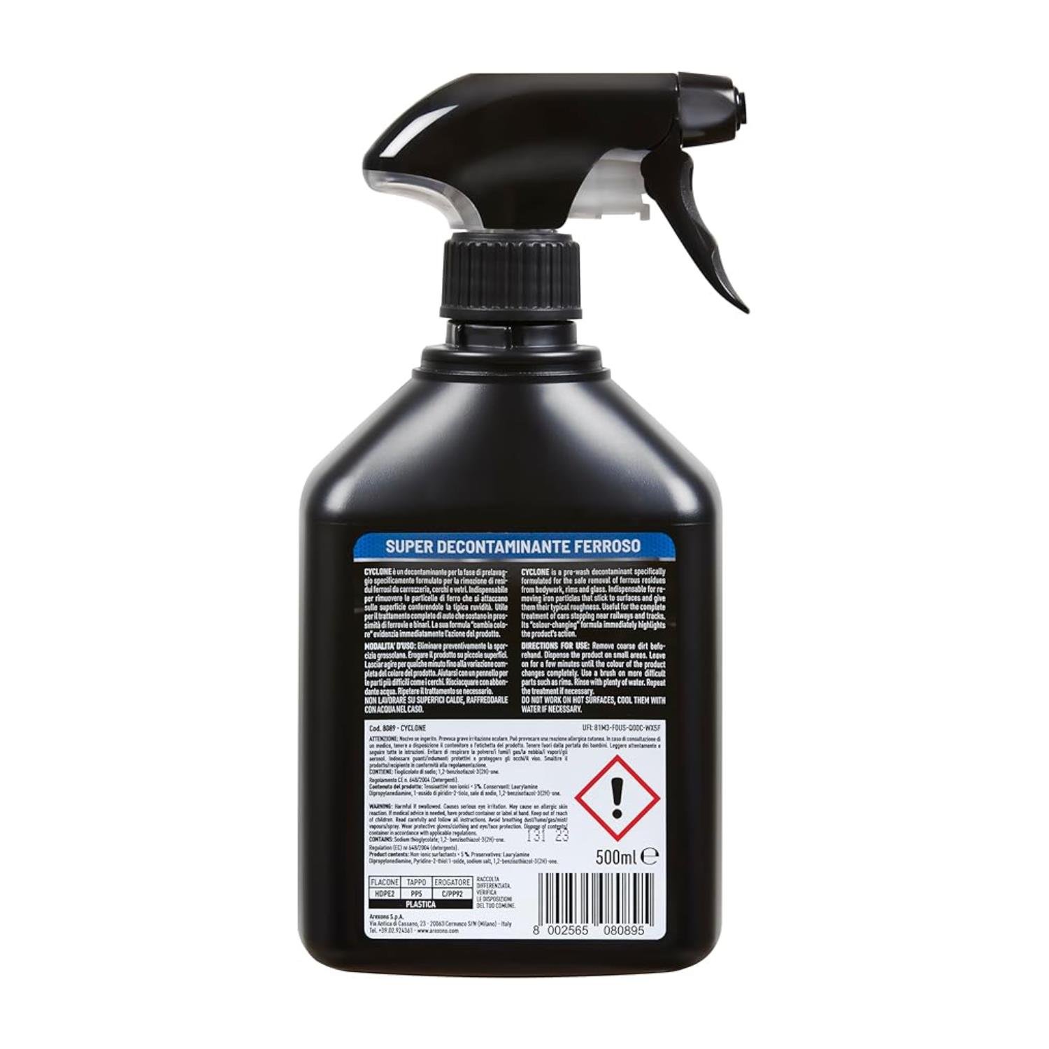 CYCLONE - Demir Tozu Temizleyici 500 ml | Arexons