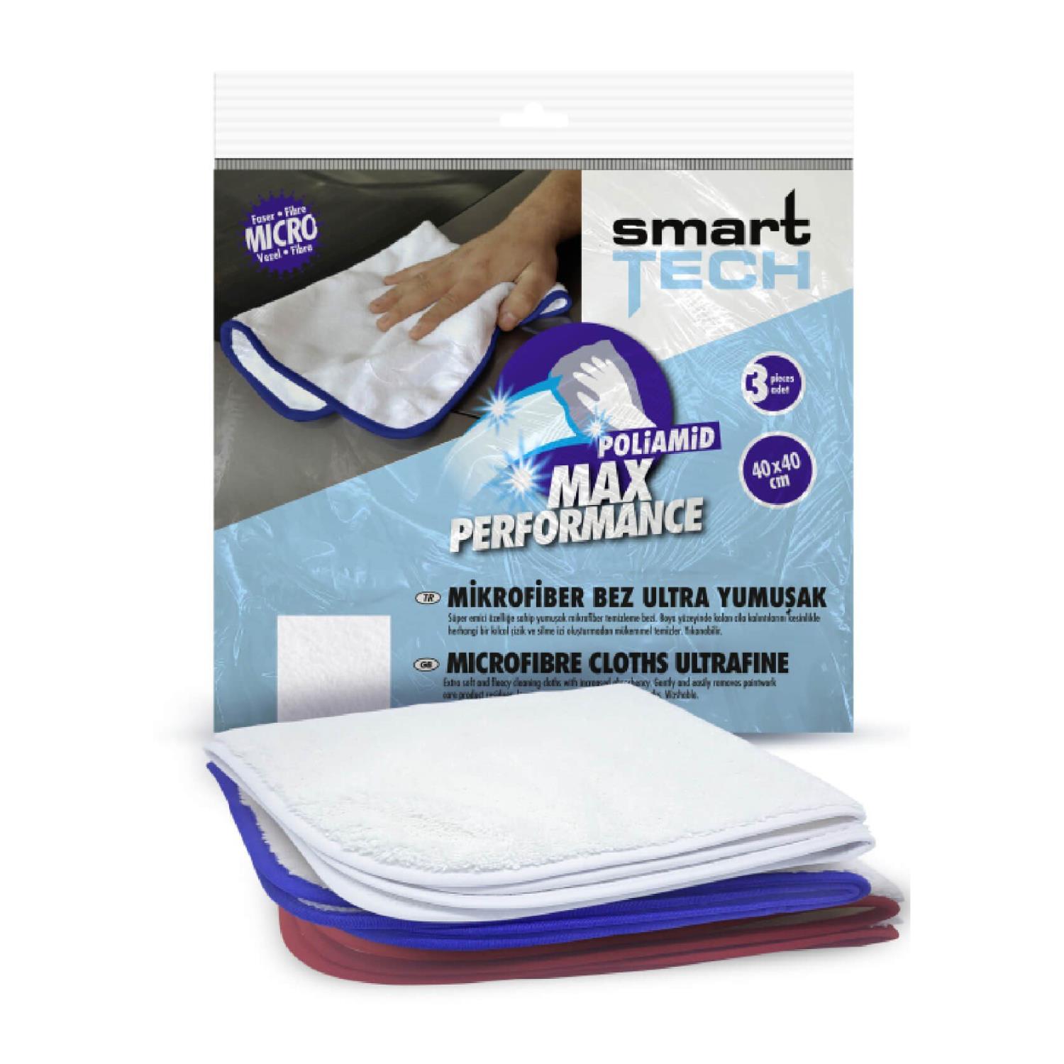 Smart Tech Mikrofiber Bez Ultra Yumuşak 3lü