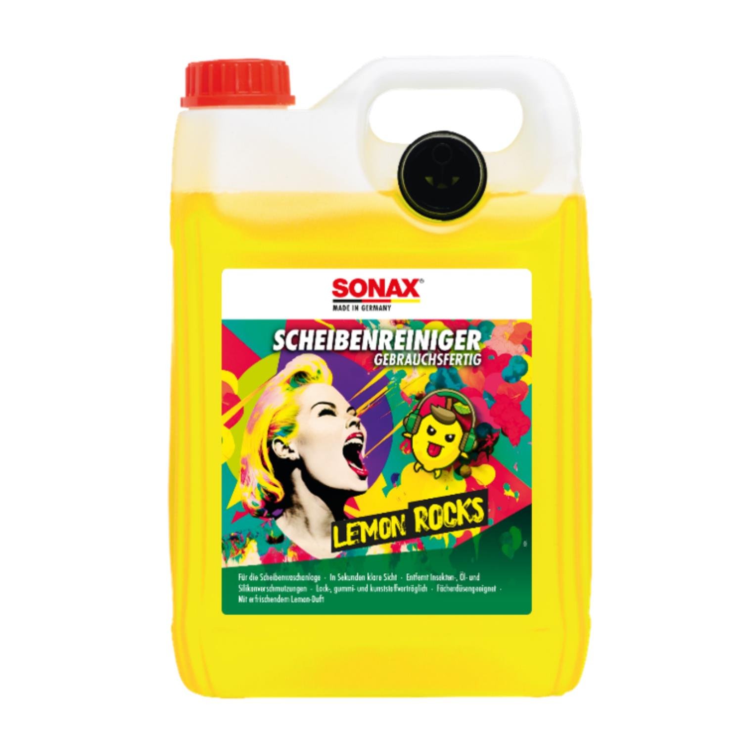 Sonax İç Ön Cam Temizleyici ( Limon ) 5 L