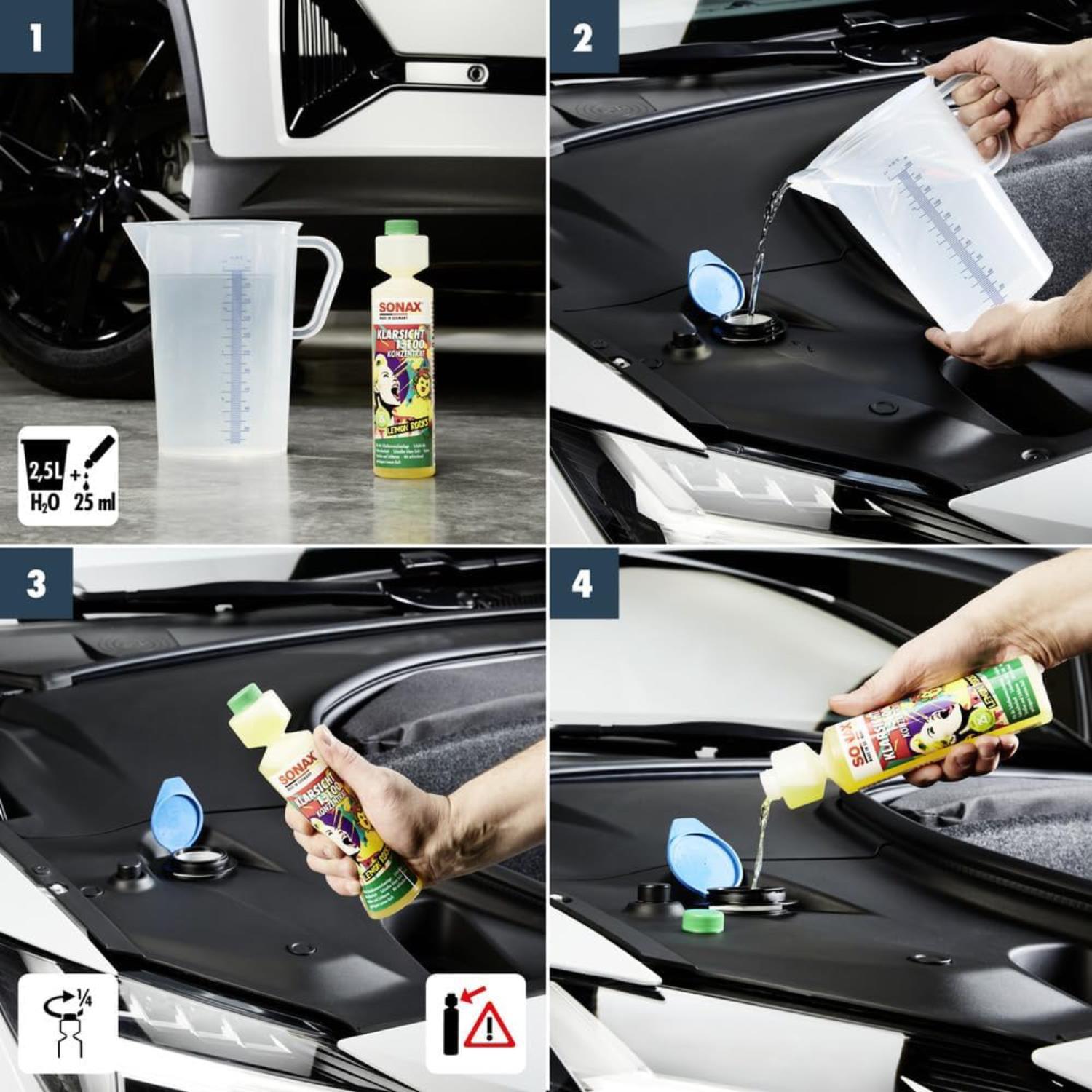 Sonax Konsantre Cam Suyu Limon 1:100  250 ML