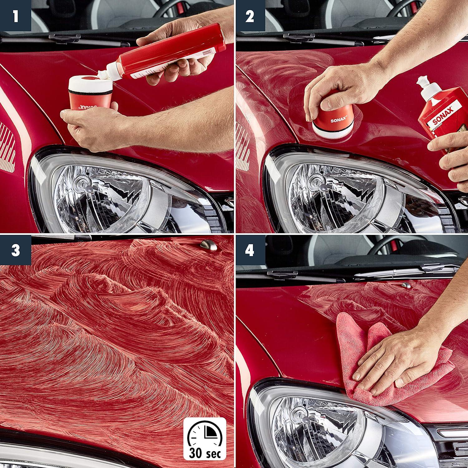 Sonax Renkli Nano Parlat.ve Koru.Cila Krmz 250 ml