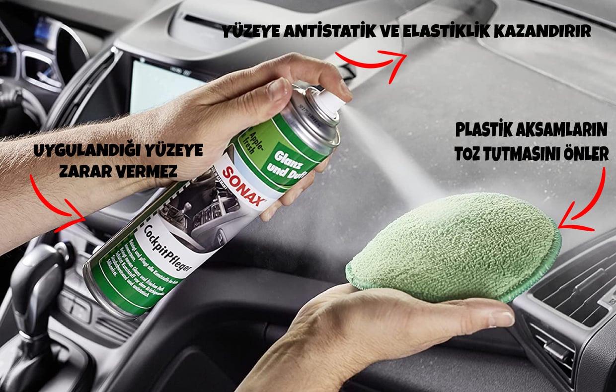 Sonax Torpido Temizleyici Parlatıcı Elma 400 ml