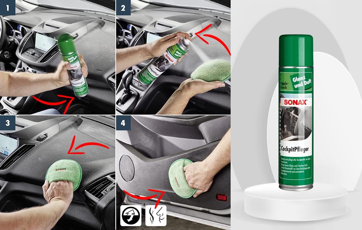 Sonax Torpido Temizleyici Parlatıcı Elma 400 ml