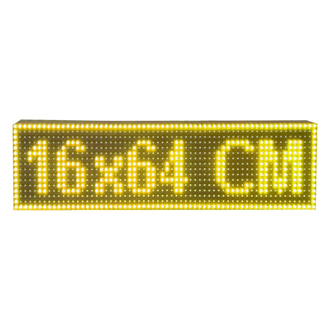  16x64 sarı  Araç Içi Güzergah Led Tabela Kayan Yazı