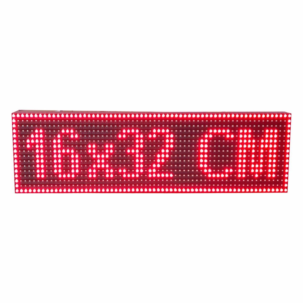 16x32 cm Kırmızı Araç Içi Güzergah Led Tabela Kayan Yazı