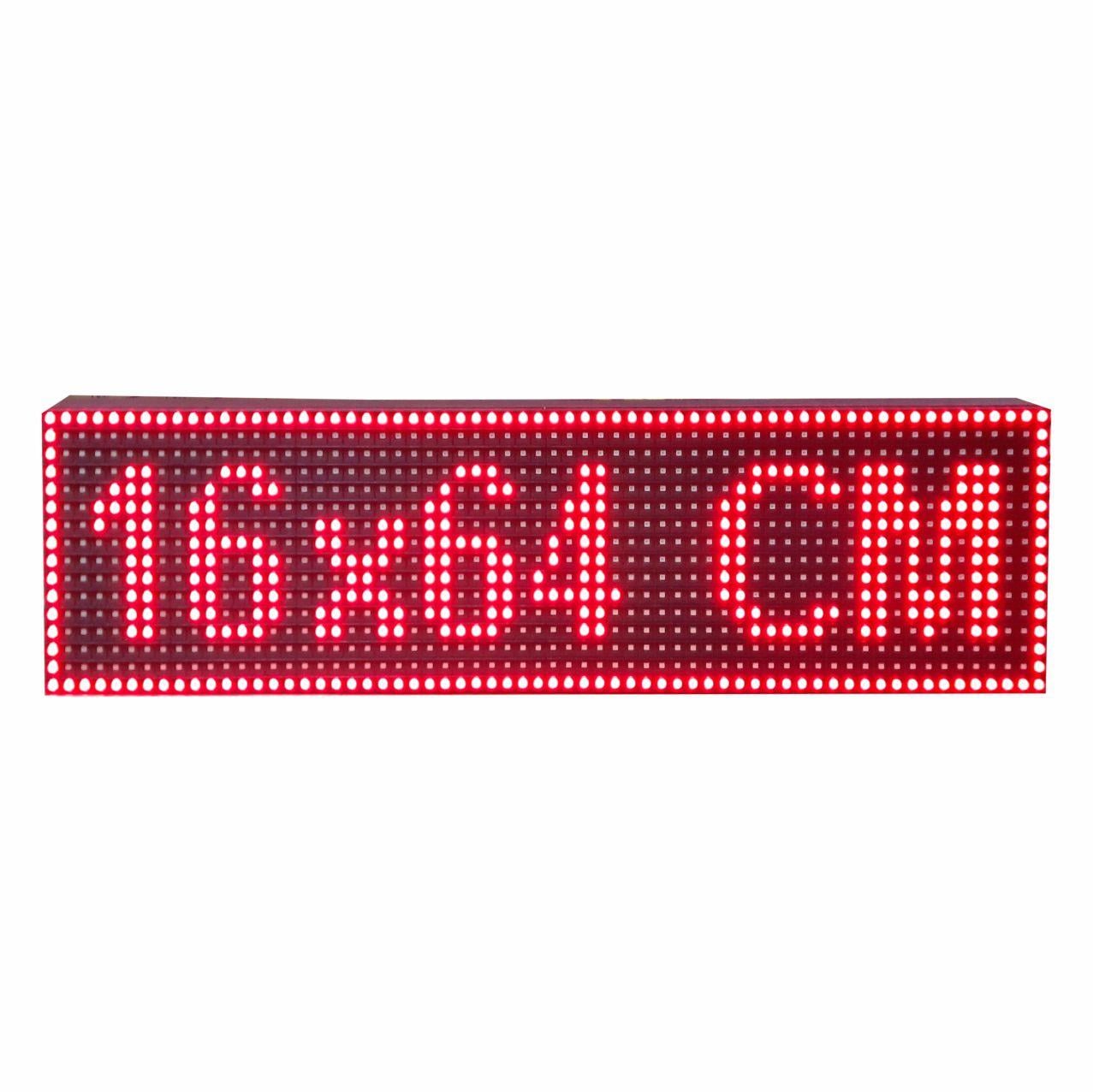 16x64 Kırmızı Araç Içi Güzergah Led Tabela Kayan Yazı