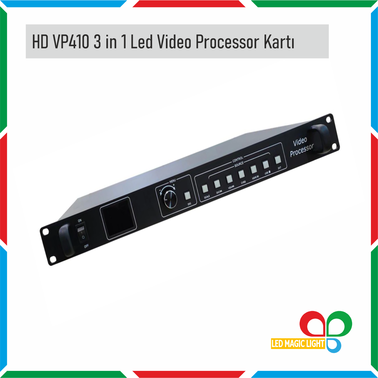HD VP 410 3 in 1 LED VIDEO PROCESSOR
