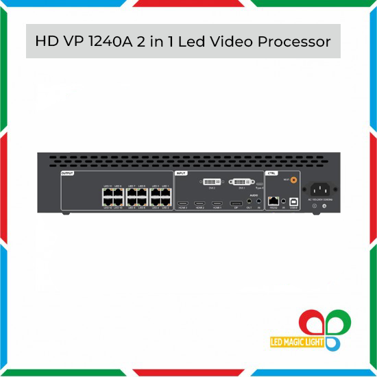HD - VP1240A 2 in 1 LED Video Processor