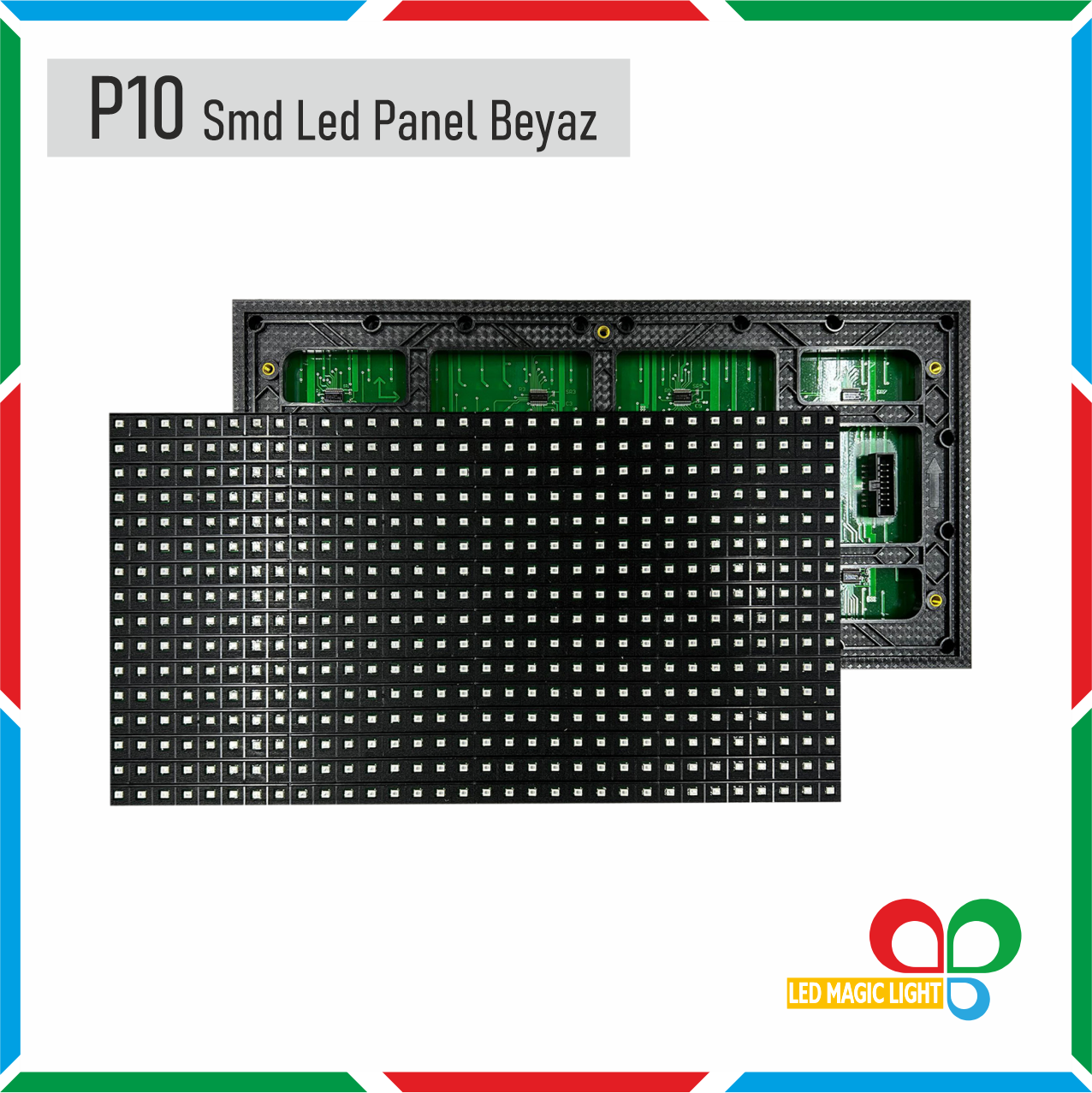 P10 SMD PANEL BEYAZ