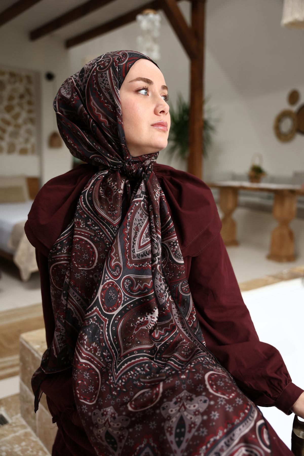 %100 Vual İpek Şal 441001-01