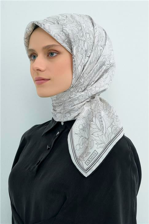 Armine  Saf İpek Sura Eşarp 9508D 01