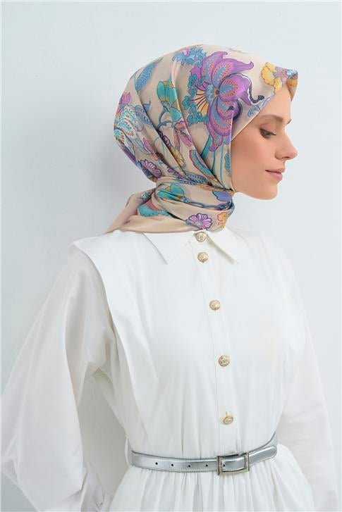 Armine  Saf İpek Sura Eşarp 9523D 35