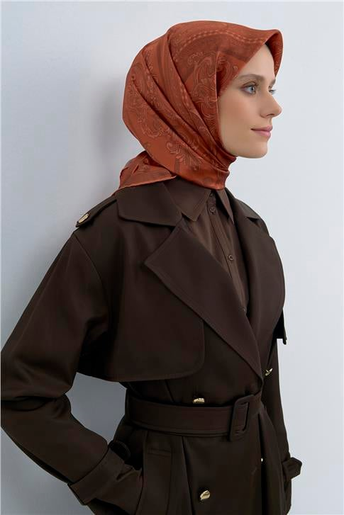 Armine  Saf İpek Sura Eşarp 9537D 34