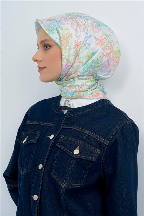 Armine  Saf İpek Sura Eşarp 9545D 84