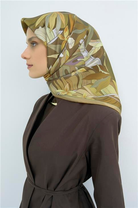 Armine  Saf İpek Twill Eşarp 9500D 50