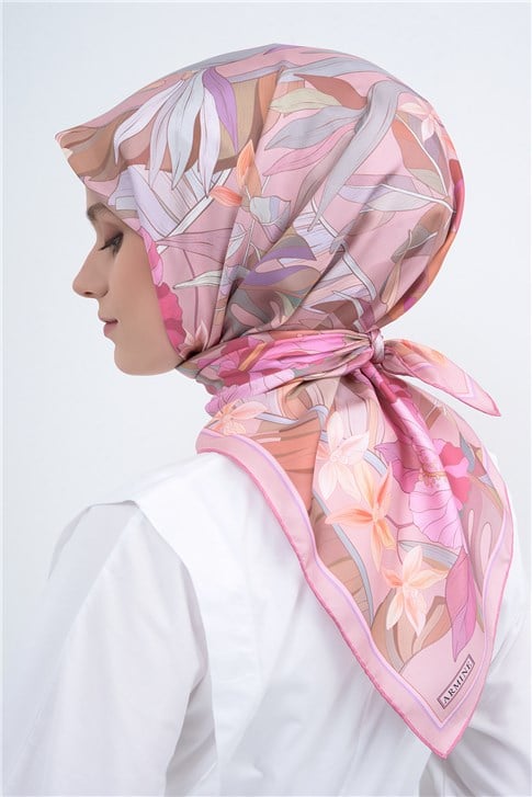 Armine  Saf İpek Twill Eşarp 9500D 52