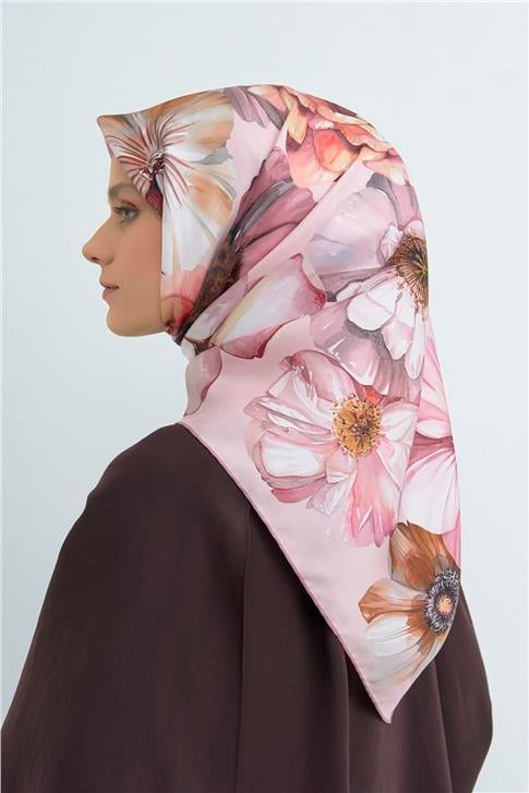 Armine  Saf İpek Twill Eşarp 9503D 06