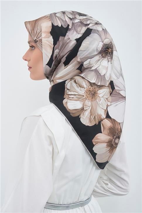 Armine  Saf İpek Twill Eşarp 9503D 07