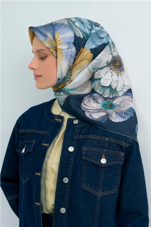 Armine  Saf İpek Twill Eşarp 9503D 82